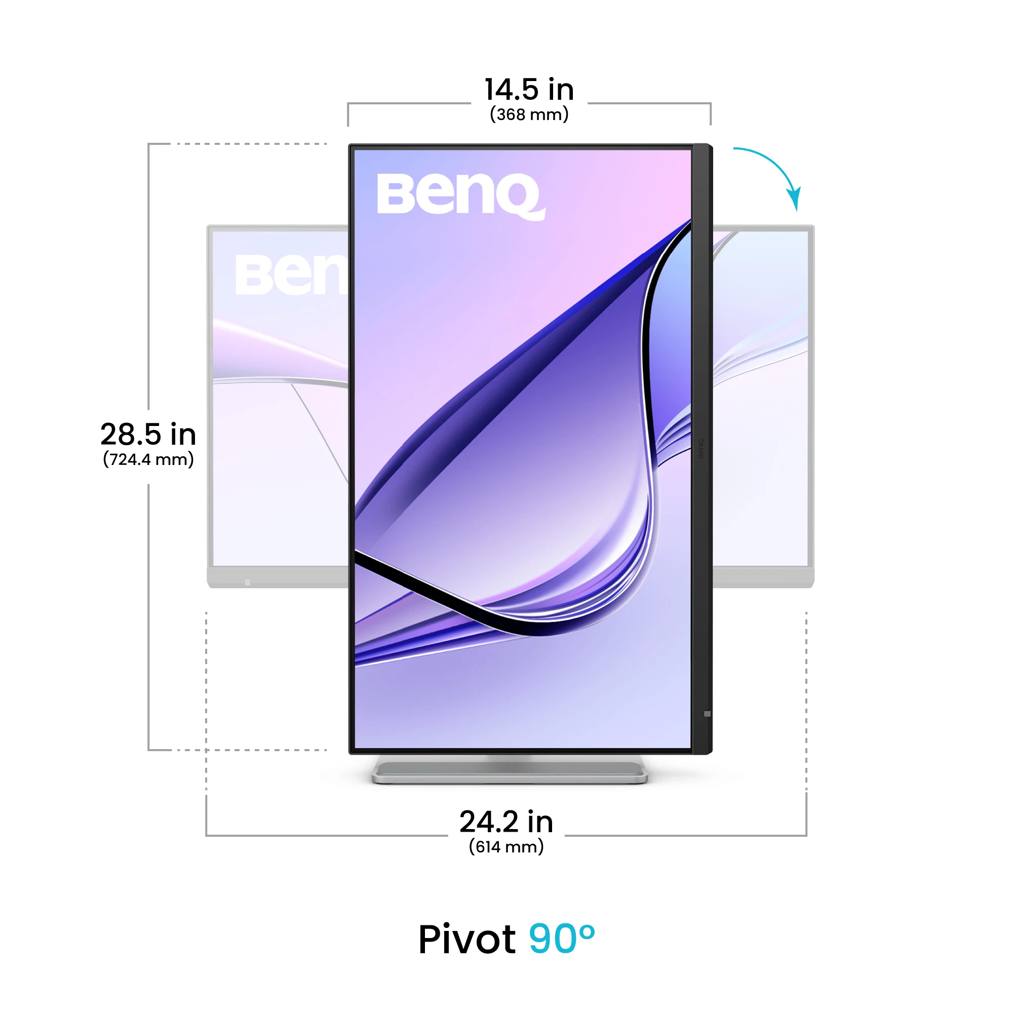 BenQ MA270S Monitor PC 68,6 cm (27) 5120 x 2880 Pixel 5K Ultra HD LED Bianco