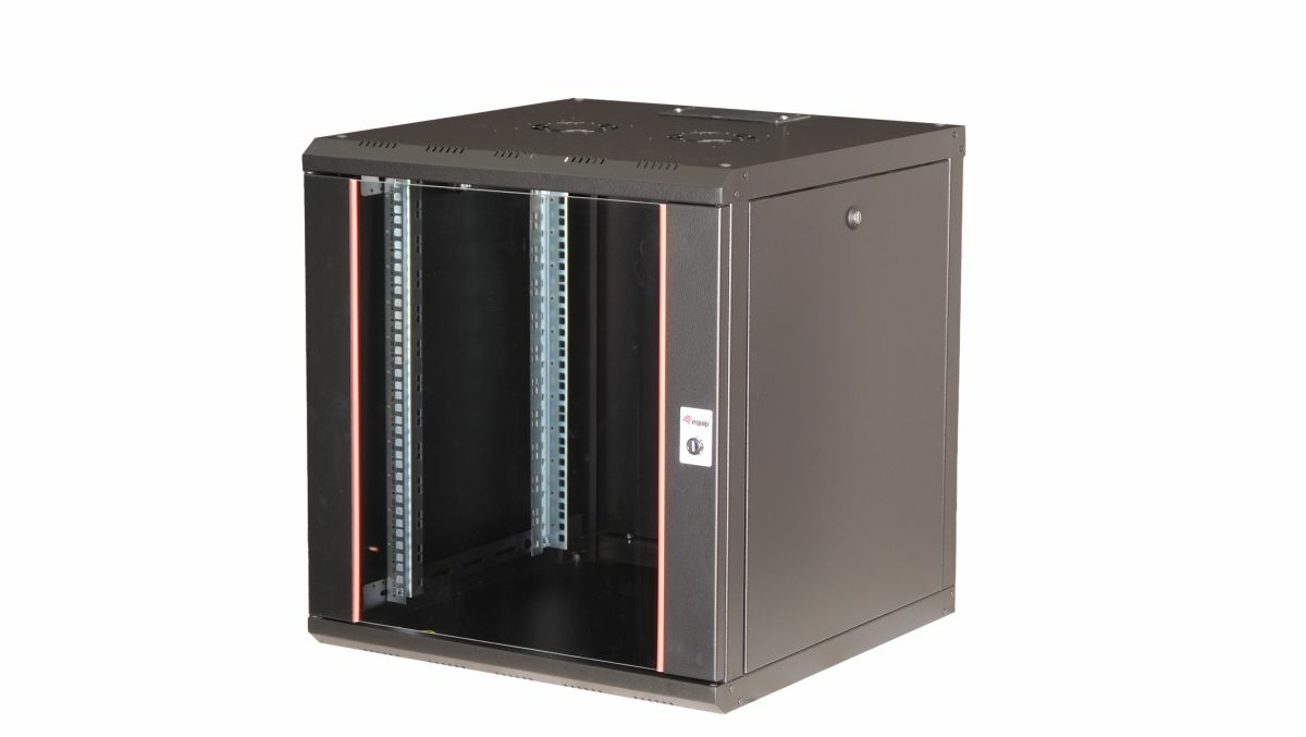 Equip Pro Mount 19 Cabinet, 12U, 600X600MM, RAL9005 Black
