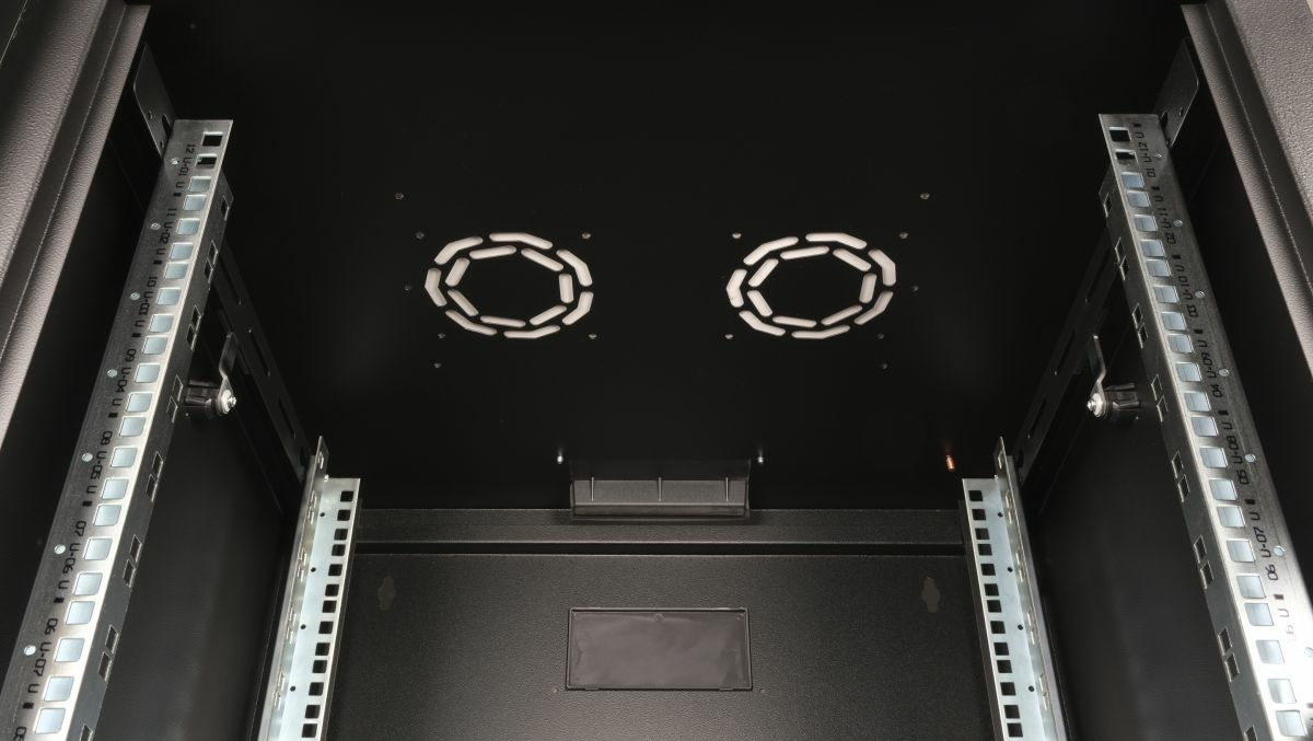 Equip Pro Mount 19 Cabinet, 12U, 600X600MM, RAL9005 Black
