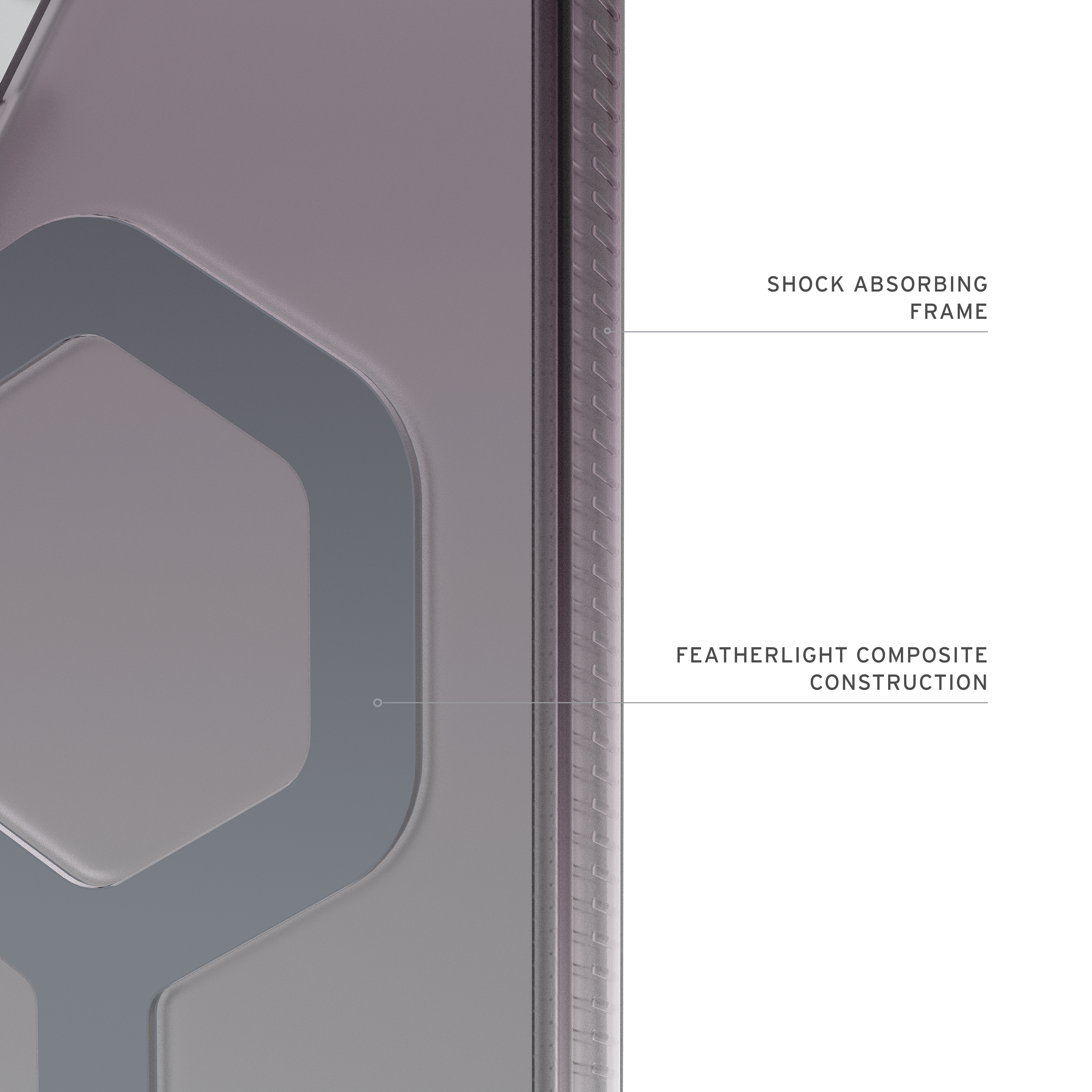 Urban Armor Gear Plyo custodia per cellulare 17,5 cm (6.9) Cover Nero, Trasparente