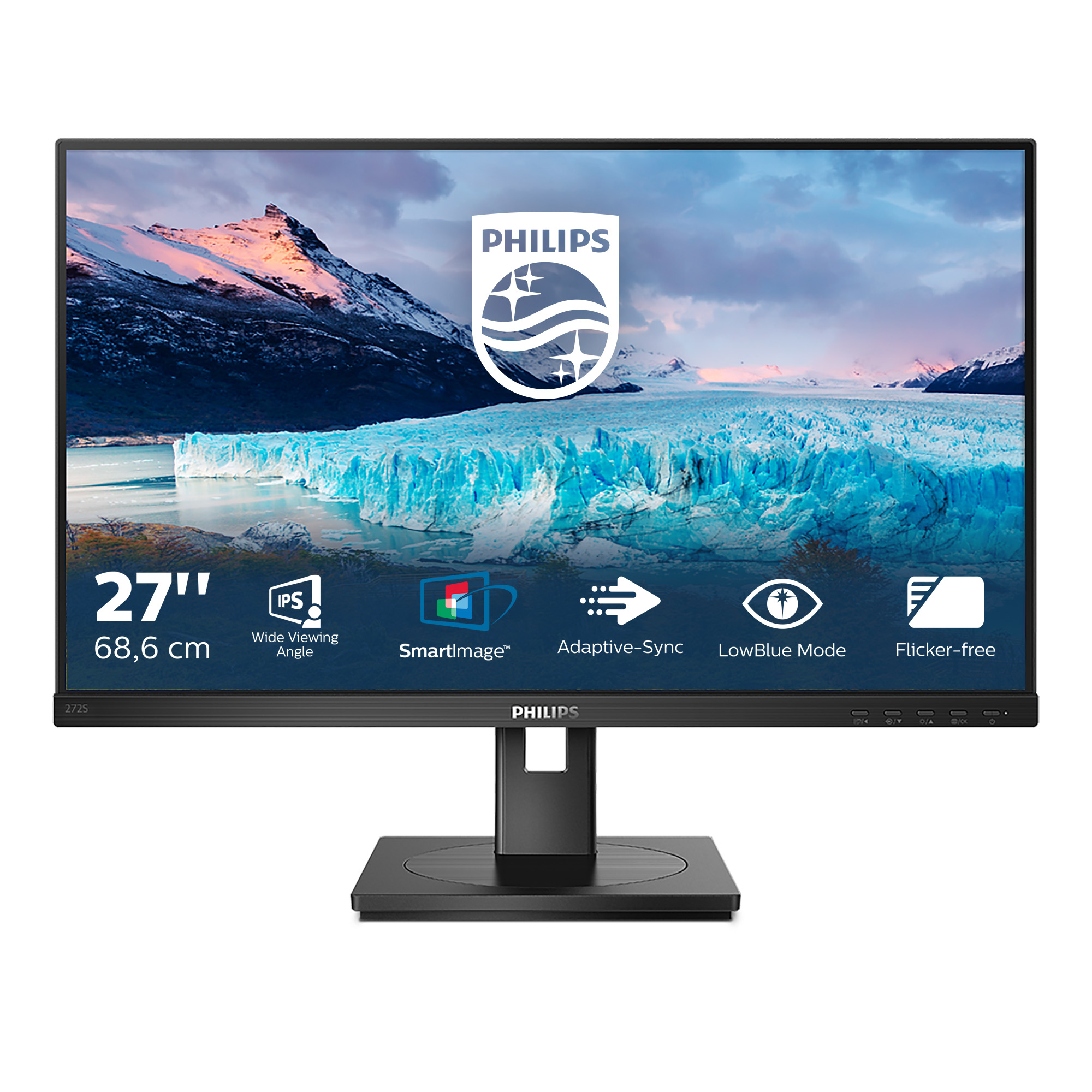 Philips S Line 272S1AE/00 LED display 68,6 cm (27) 1920 x 1080 Pixeles Full HD LCD Negro