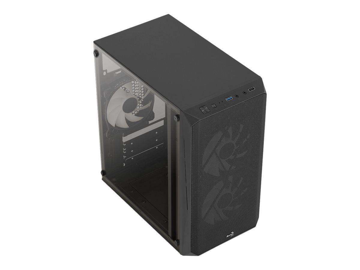 Aerocool CS107V2 unit� centrale Mini Tower Noir