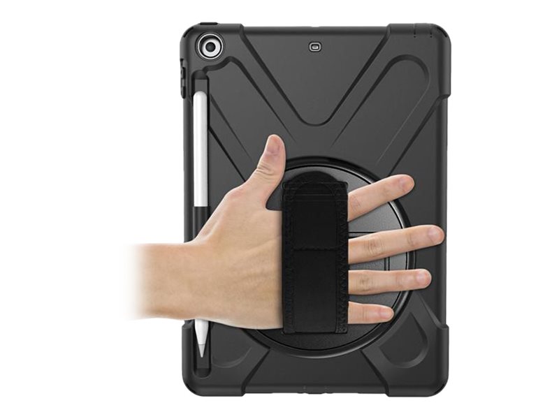 eSTUFF Defender Case - Hintere Abdeckung fr Tablet - Schwarz - 9.7 - fr Apple 9.7-inch iPad (5. Generation, 6. Generation)