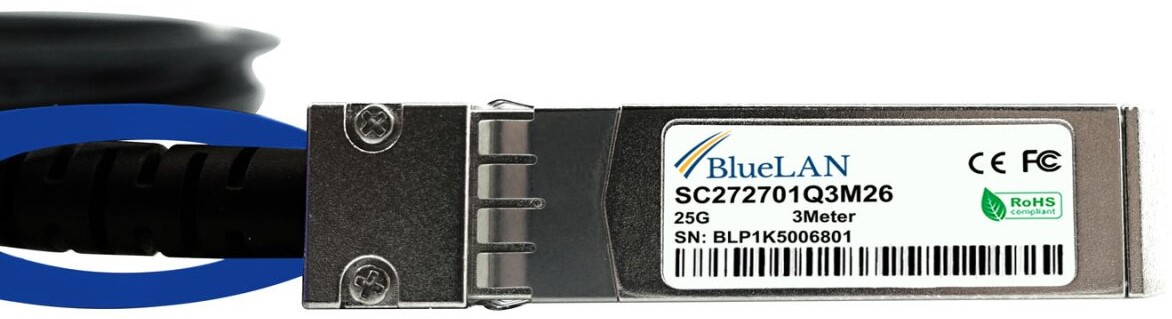 BlueOptics SFP28-DAC-3M kompatibles BlueLAN DAC SFP28 SC272701Q3M26