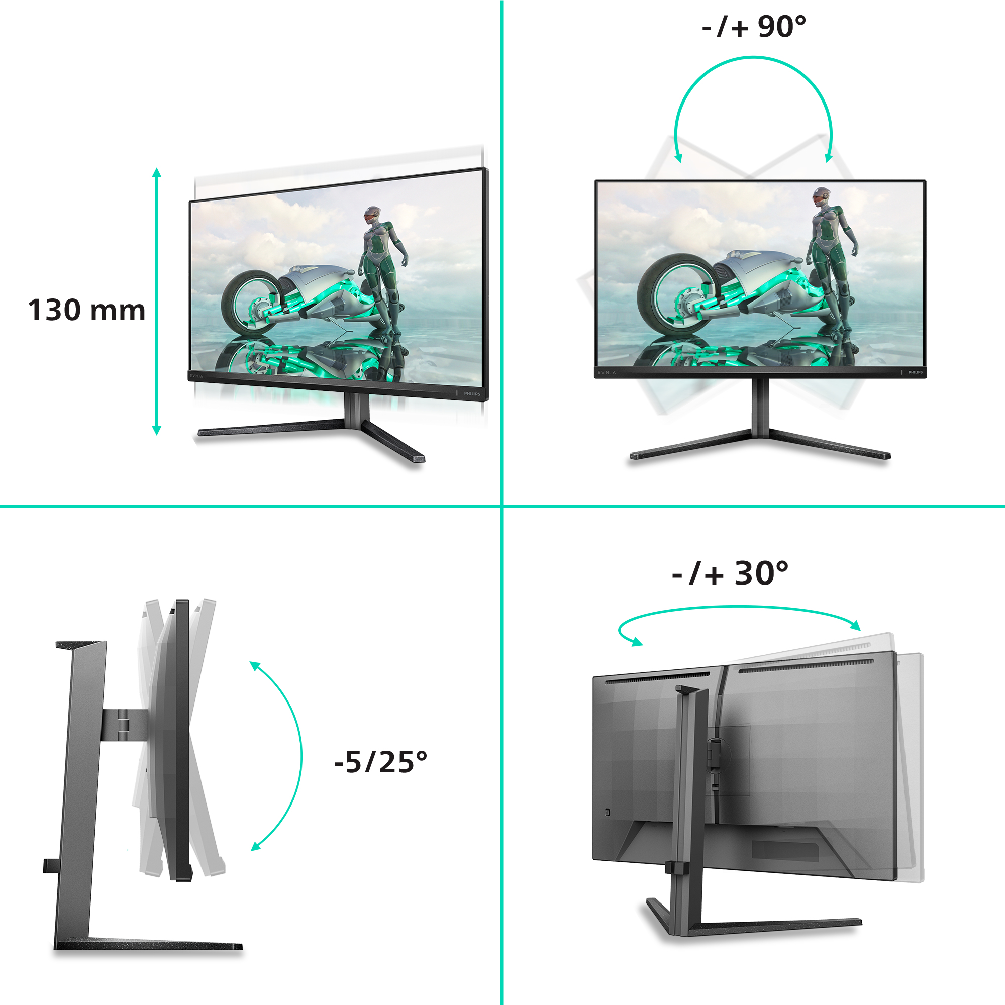 Philips Monitor Evnia Gaming 27M2N3800A 00 27M2N3800A/00 - Flachbildschirm (TFT/LCD) - 68,6 cm