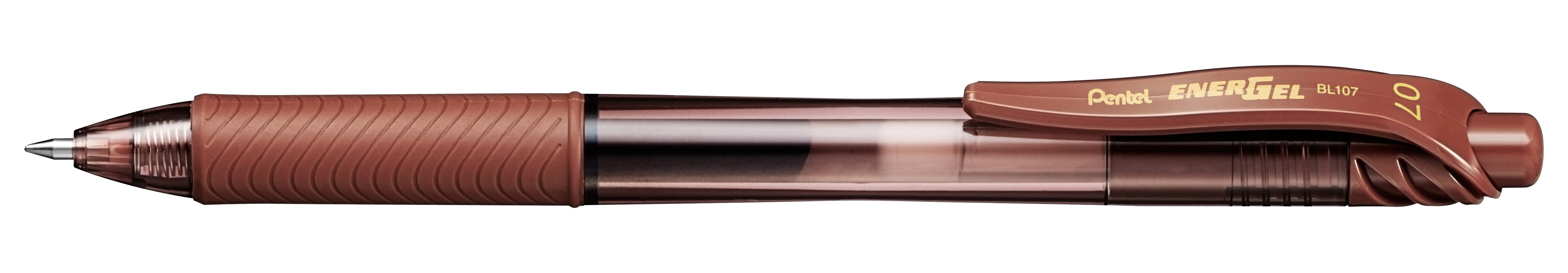 Pentel EnerGel X Penna retrattile a clip Marrone
