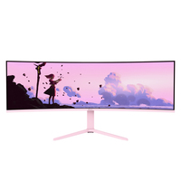 Arozzi TFT Nova curved pink - Flachbildschirm (TFT/LCD) - 124,5 cm