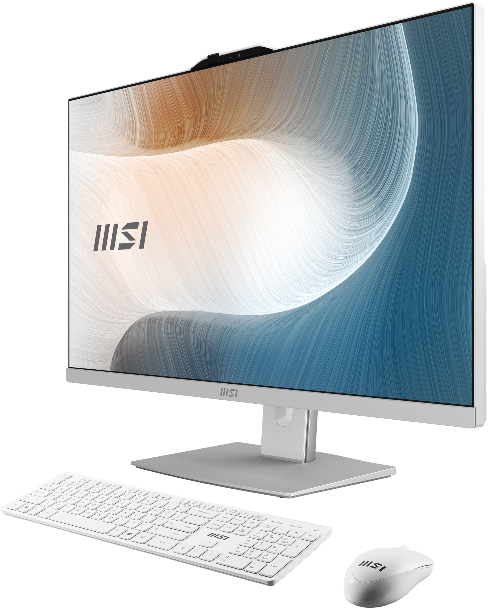 MSI Modern AM272P 1M-1289DE Intel Core 7 150U 68.6 cm (27) 1920 x 1080 pixels All-in-One PC 16 GB DDR5-SDRAM 512 GB SSD Windows 11 Home Wi-Fi 6E (802.11ax) White