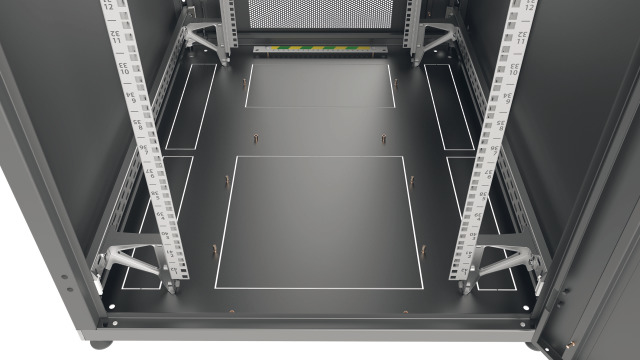 EFB Elektronik PRO-4288TS.P2 tagre 42U Rack autonome Noir