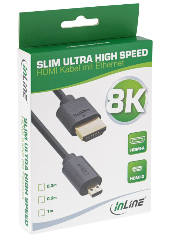 InLine Ultra High Speed - HDMI-Kabel mit Ethernet