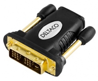 Deltaco HDMI-11 - 19-pin HDMI - DVI-D - Schwarz