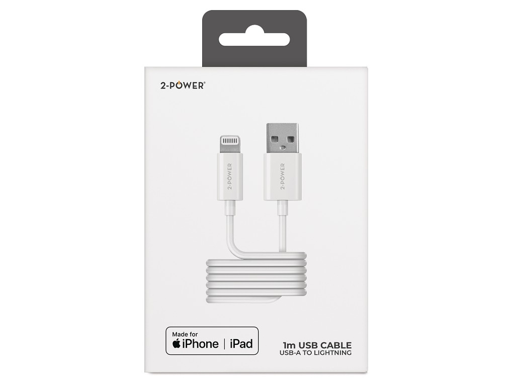 2-power USB-A to Lightning USB Cable - Kabel - Digital/Daten