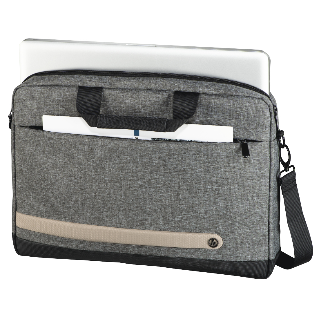 Hama Terra notebook case 39.6 cm (15.6) Briefcase Grey