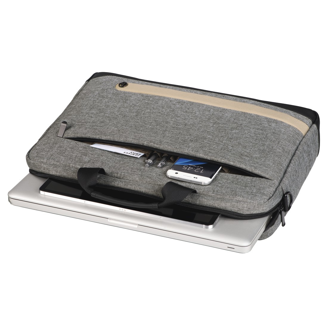 Hama Terra notebook case 39.6 cm (15.6) Briefcase Grey