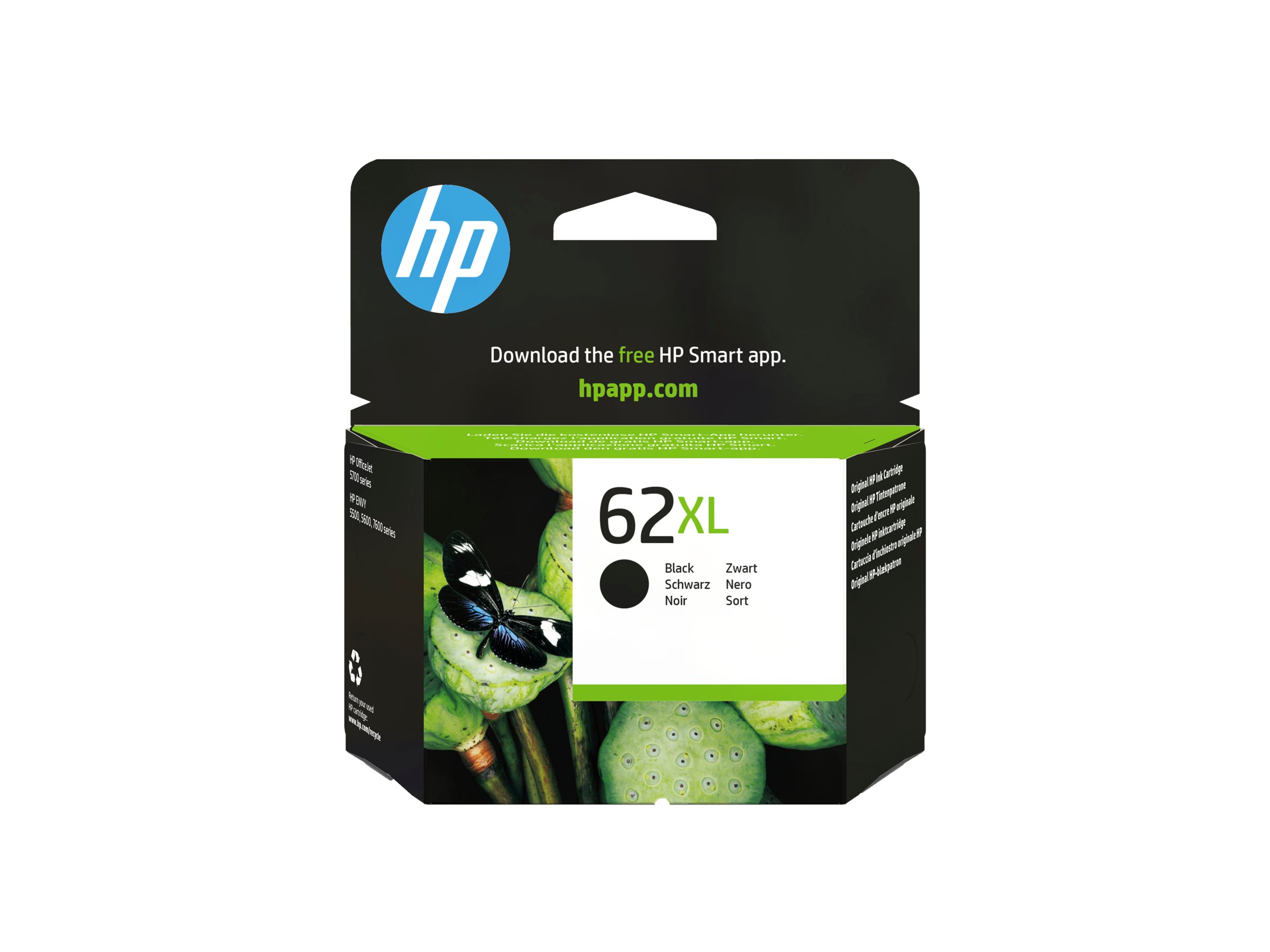 HP 62XL High Yield Black Original Ink Cartridge