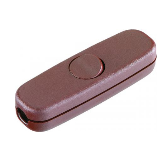 Bachmann 924.045 - Wippschalter - 1P - Braun - 250 V - 67 mm - 22 mm