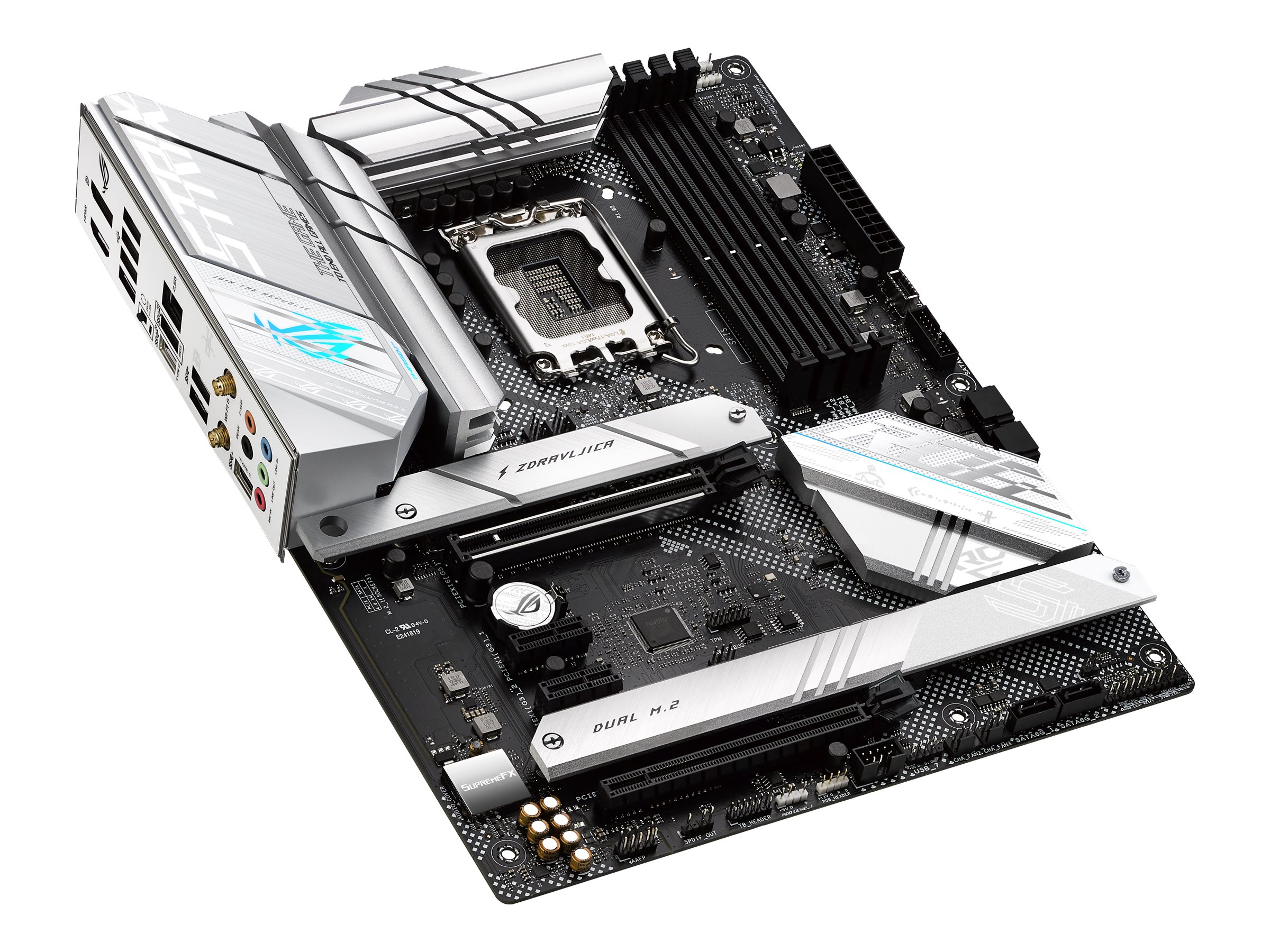 ASUS ROG STRIX B660-A GAMING WIFI D4 - Motherboard - ATX - LGA1700-Sockel - B660 Chipsatz - USB-C Gen2, USB-C Gen1, USB 3.2 Gen 1, USB 3.2 Gen 2, USB-C Gen 2x2 - 2.5 Gigabit LAN, Wi-Fi 6, Bluetooth - Onboard-Grafik (CPU erforderlich)
