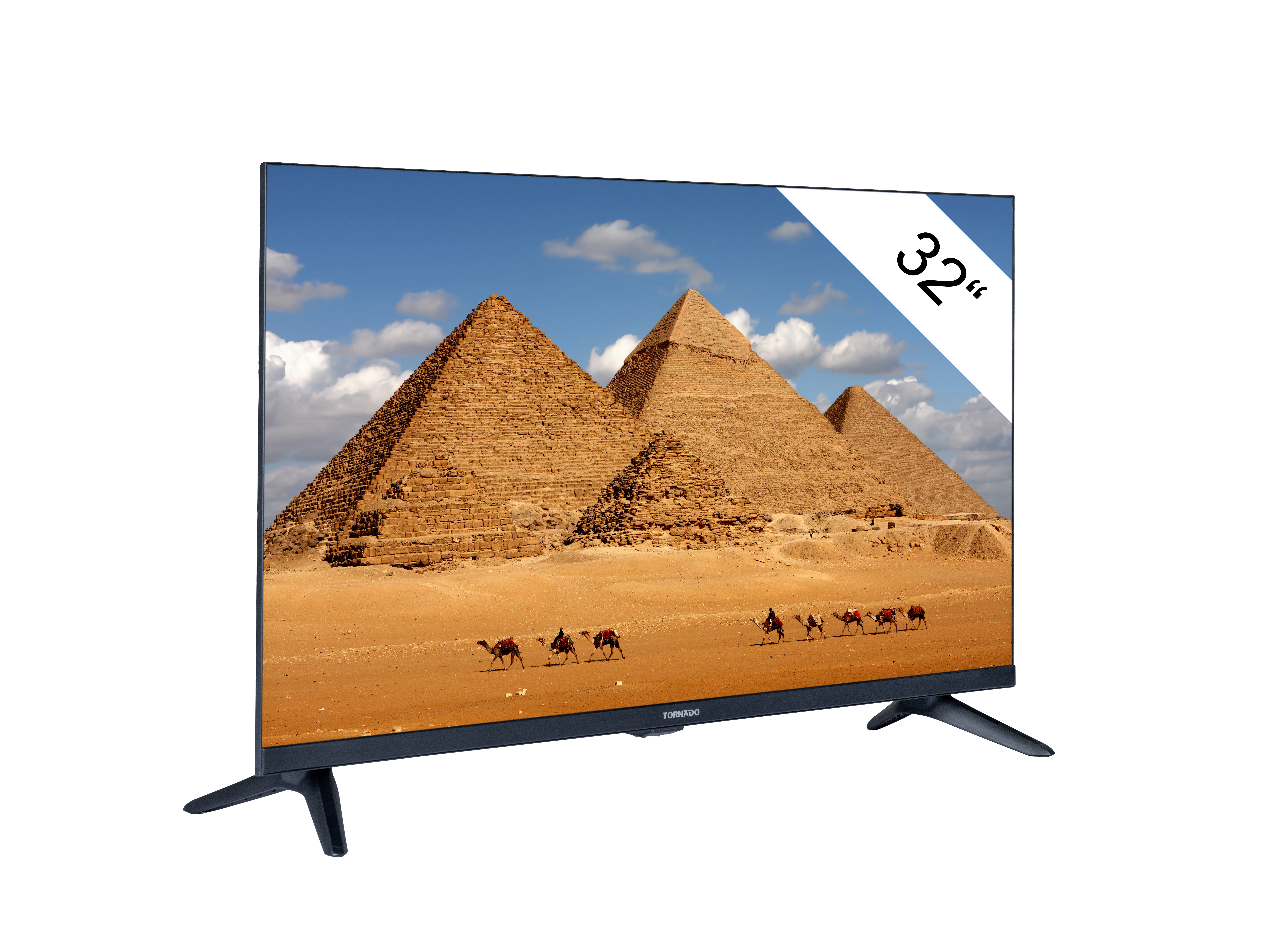 TORNADO 32ES4301X Televisor 81,3 cm (32) HD Smart TV Wifi Negro 220 cd / m�
