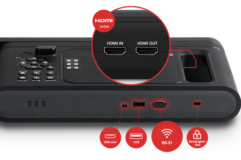 AVer M70W 4K 10-fach optischer 23-fach digitaler Zoom 13M Pixel 60fps WLAN HDMI