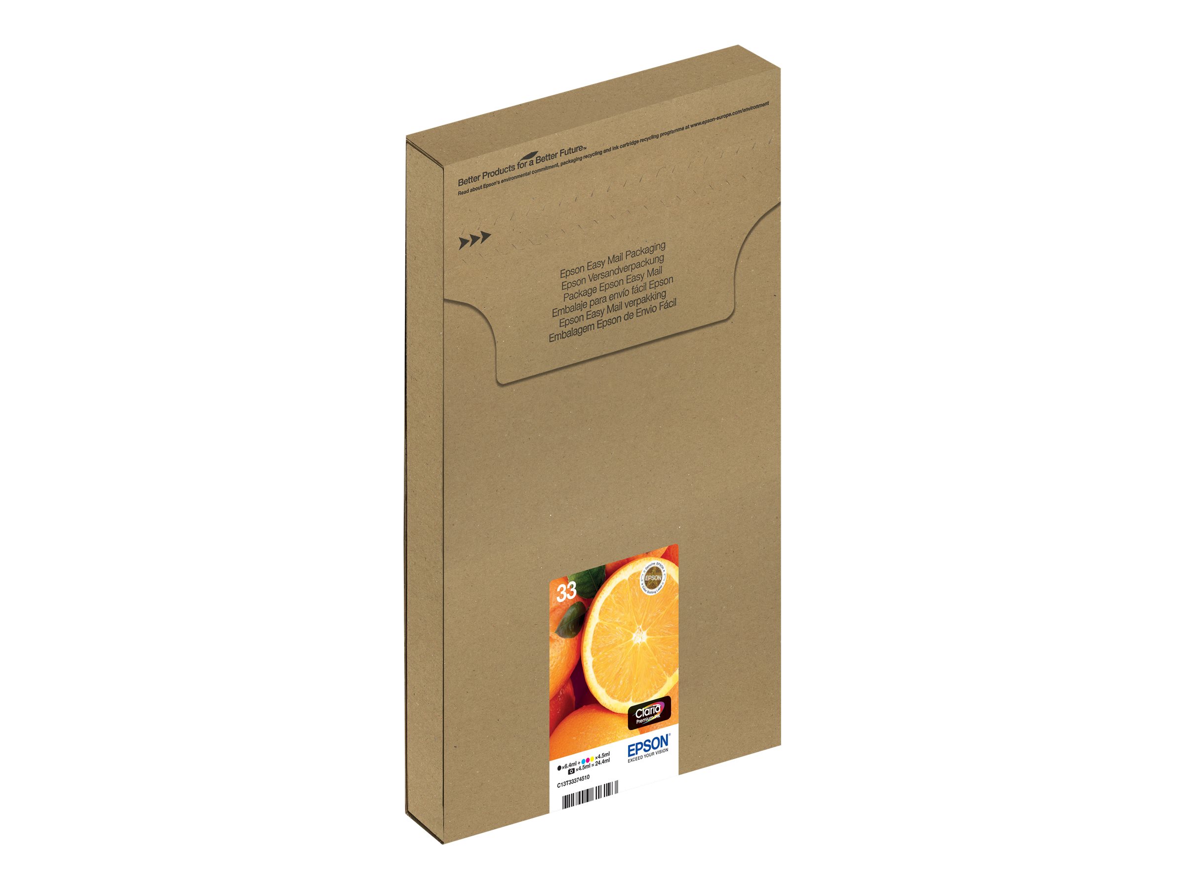 Epson Oranges Multipack 5-colours 33 Claria Premium Ink EasyMail Pack