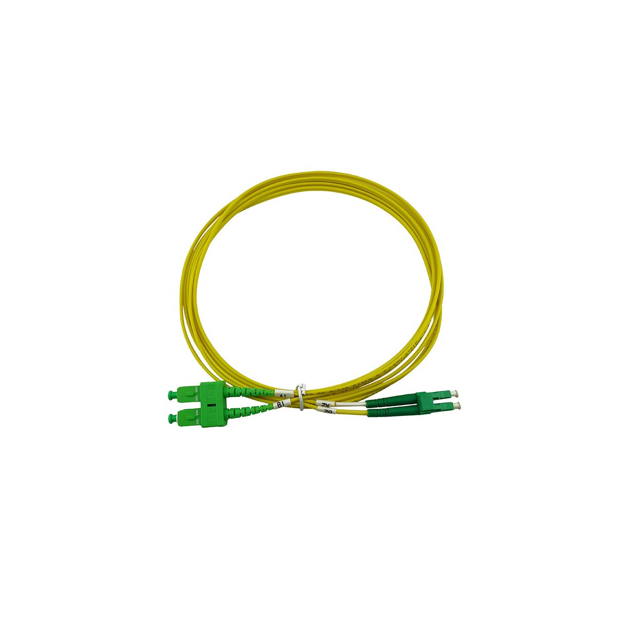 BlueOptics SFP3132BU3MM cavo a fibre ottiche 3 m LC SC G.657.A1 Giallo