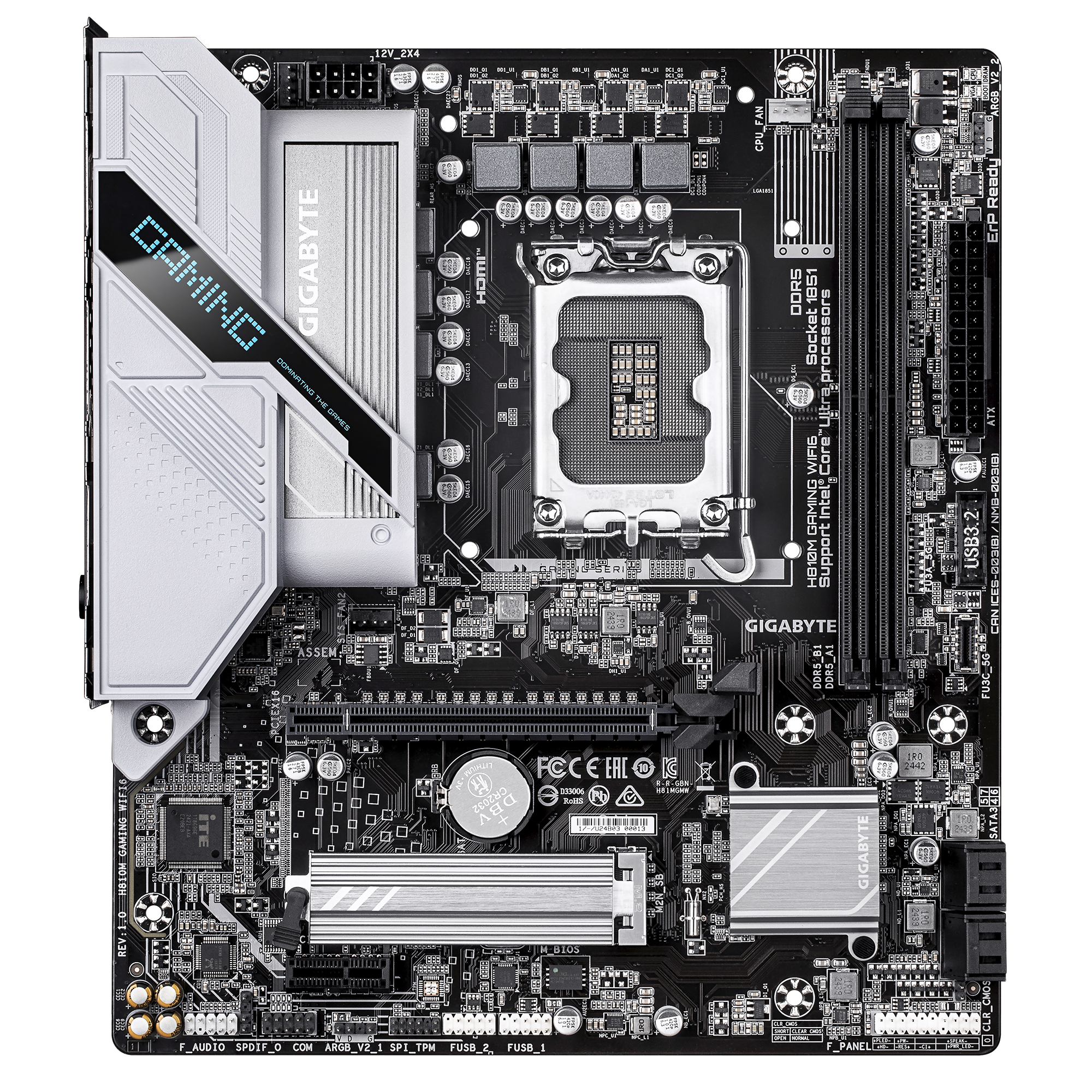 Gigabyte H810M GAMING WIFI6 LGA1851 MB