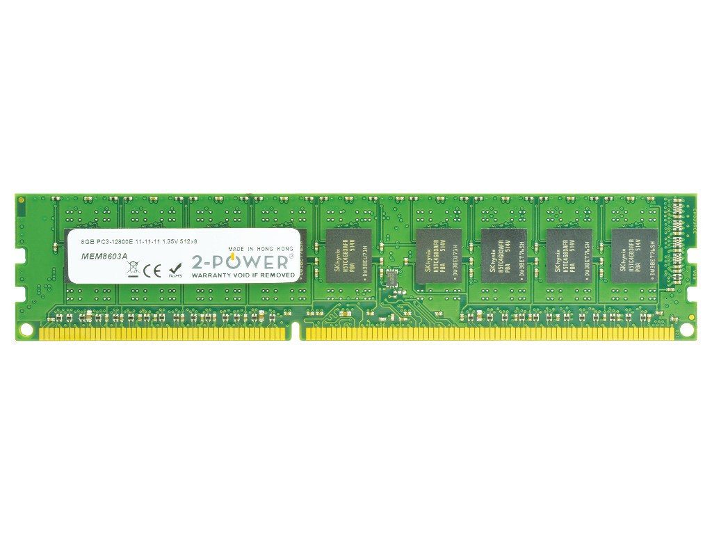 2-Power 2P-SNPP51RXC/8GWS memory module 8 GB 1 x 8 GB DDR3L ECC