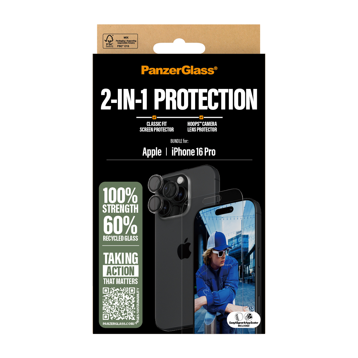 PanzerGlass 2-in-1 Bundle iPhone24 6.3 Pro