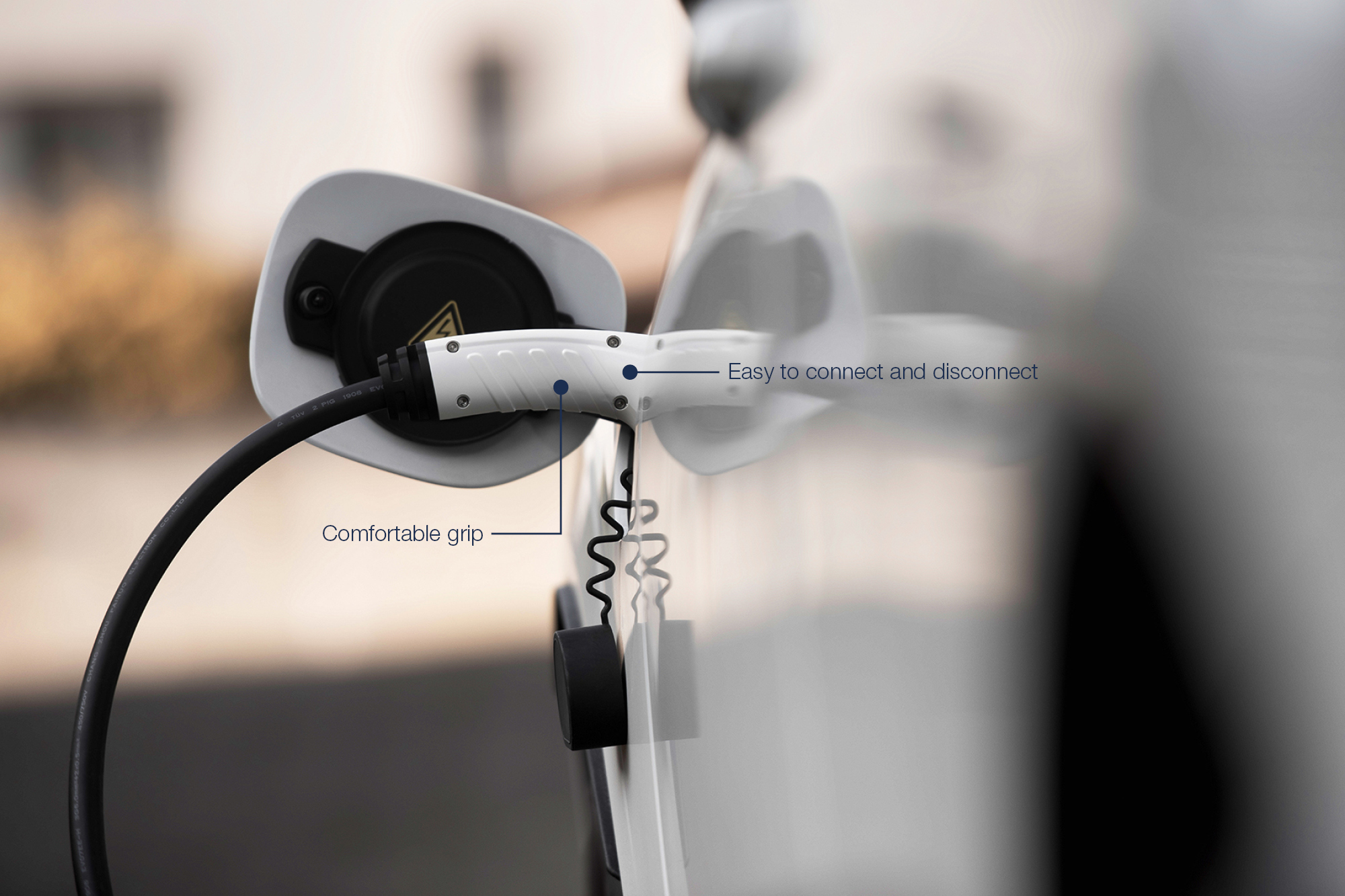 DIGITUS KFZ-Ladekabel fr Elektroautos & PHEV 5 m Typ 2 auf Typ 2 Mode 3 3-Phasig 32 A 22 kW Schwarz