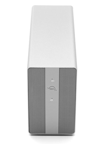 OWC Mercury Elite Pro Dual Carcasa de disco duro/SSD Plata 2.5/3.5