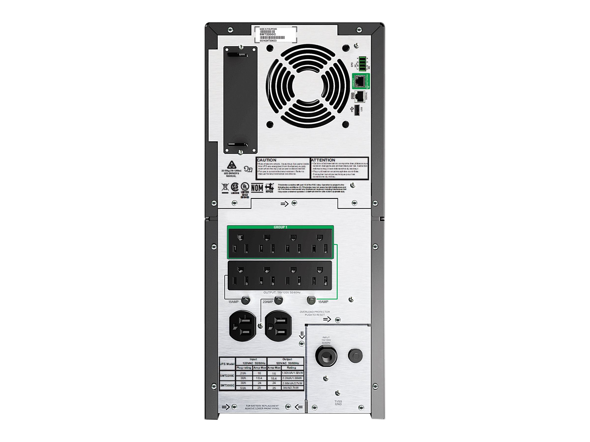 APC Smart-UPS SMT2200C - USV - Wechselstrom 120