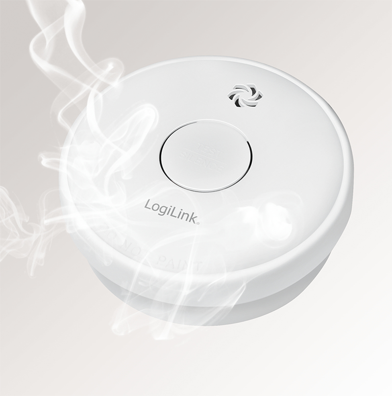 LogiLink SC0015 detector de humo Detector fotoel�ctrico de reflexi�n Al�mbrico
