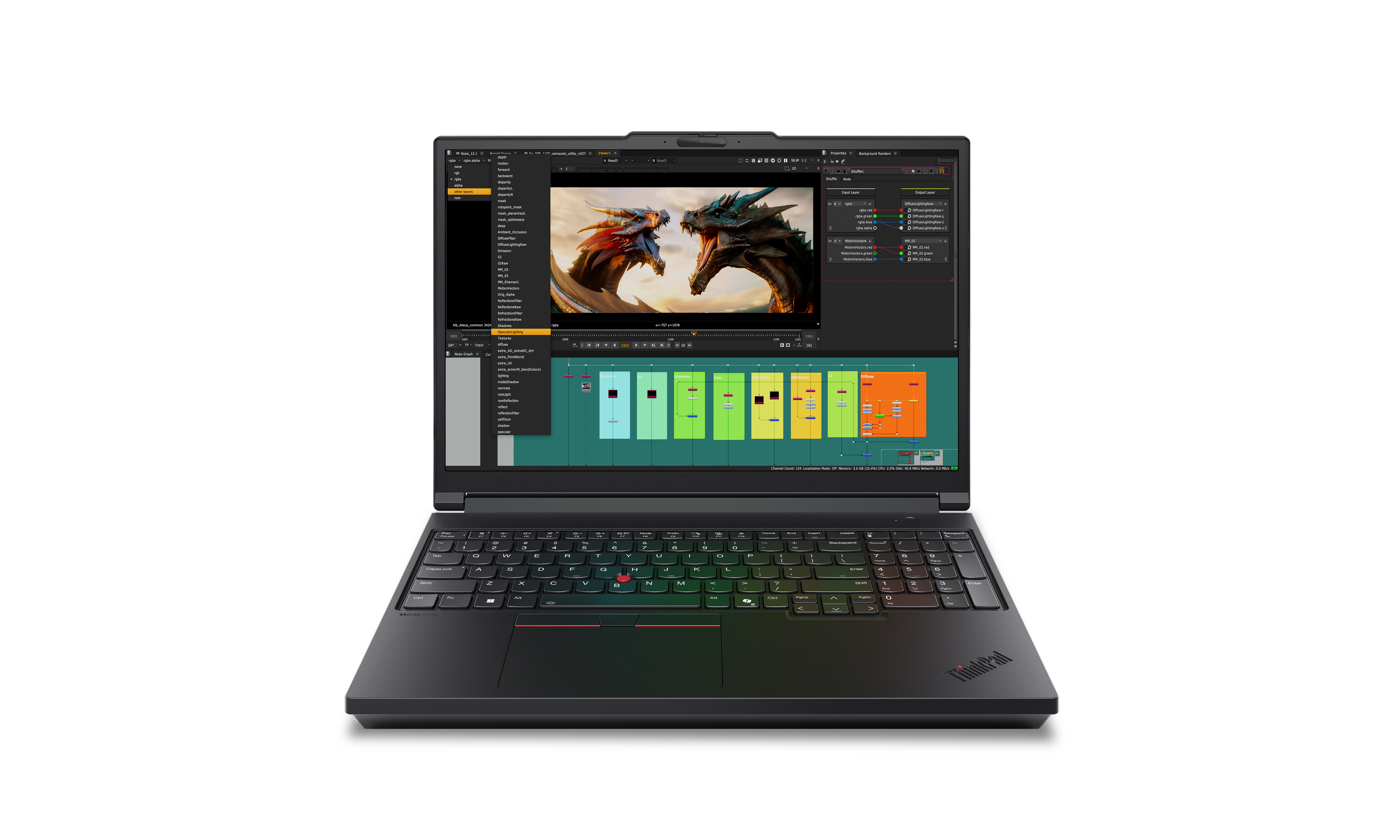 Lenovo ThinkPad P16 Gen 3 21RQ - Intel Core Ultra 9 275HX - Win 11 Pro - RTX PRO 5000 Blackwell - 96 GB RAM - 1 TB SSD TCG Opal Encryption 2, NVMe, Performance - 40.6 cm (16)