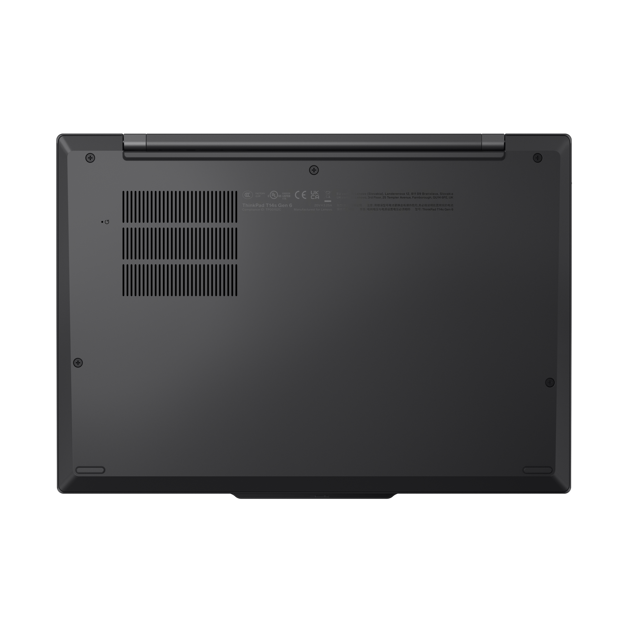 Lenovo ThinkPad T14s Gen 6 (Intel) Copilot+ PC Intel Core Ultra 5 226V Port�til 35,6 cm (14) WUXGA 16 GB 512 GB SSD Wi-Fi 7 (802.11be) Windows 11 Pro Alem�n Negro