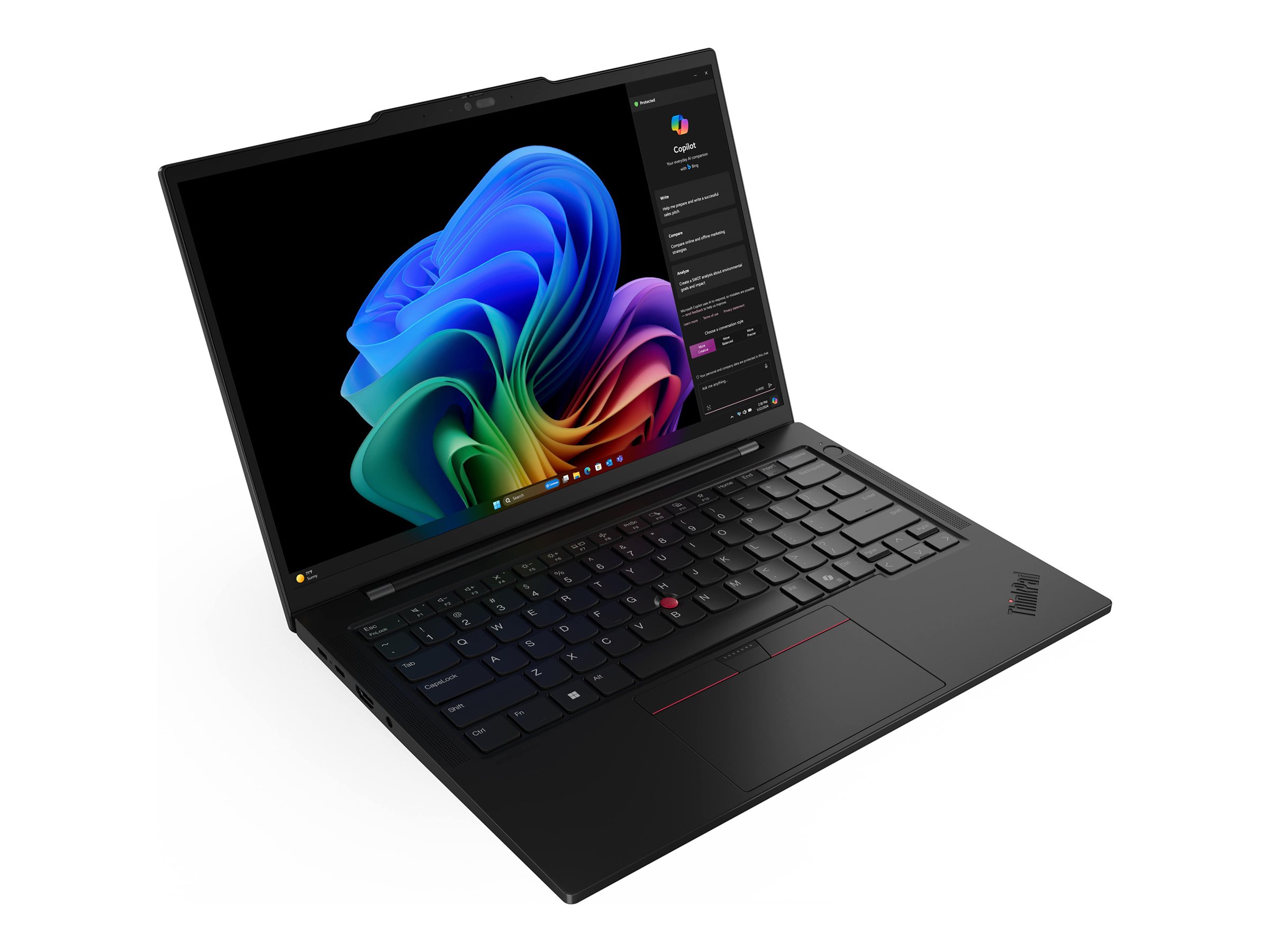 Lenovo ThinkPad T14s Gen 6 (Intel) Copilot+ PC Intel Core Ultra 5 226V Port�til 35,6 cm (14) WUXGA 16 GB 512 GB SSD Wi-Fi 7 (802.11be) Windows 11 Pro Alem�n Negro