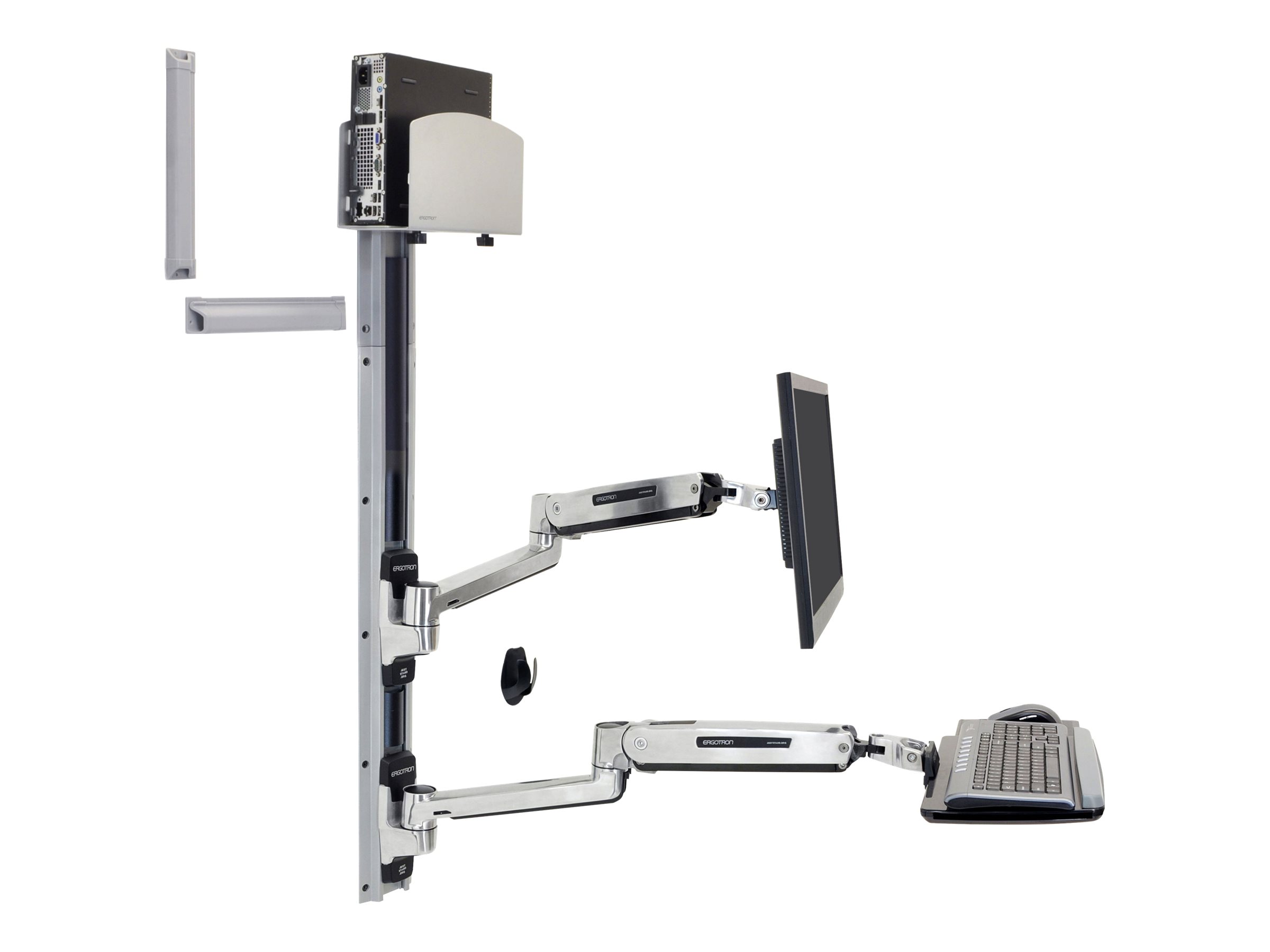 Ergotron 45-358-026 monitor mount / stand 106.7 cm (42) Silver Wall
