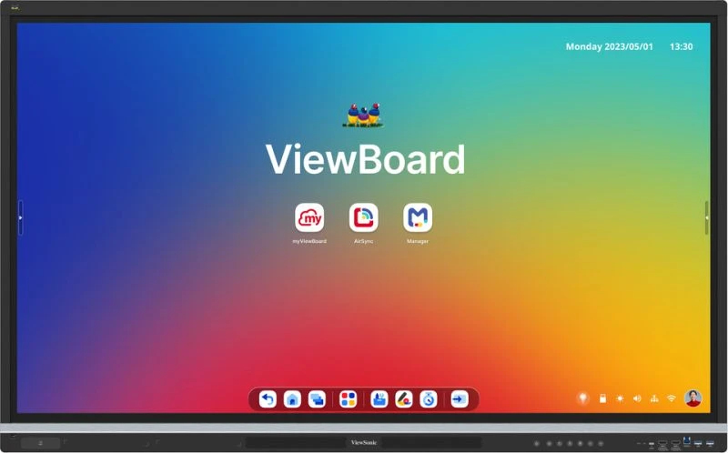 Viewsonic IFP5551 Display pizarra blanca interactiva 139,7 cm (55) 3840 x 2160 Pixeles Pantalla t�ctil Negro