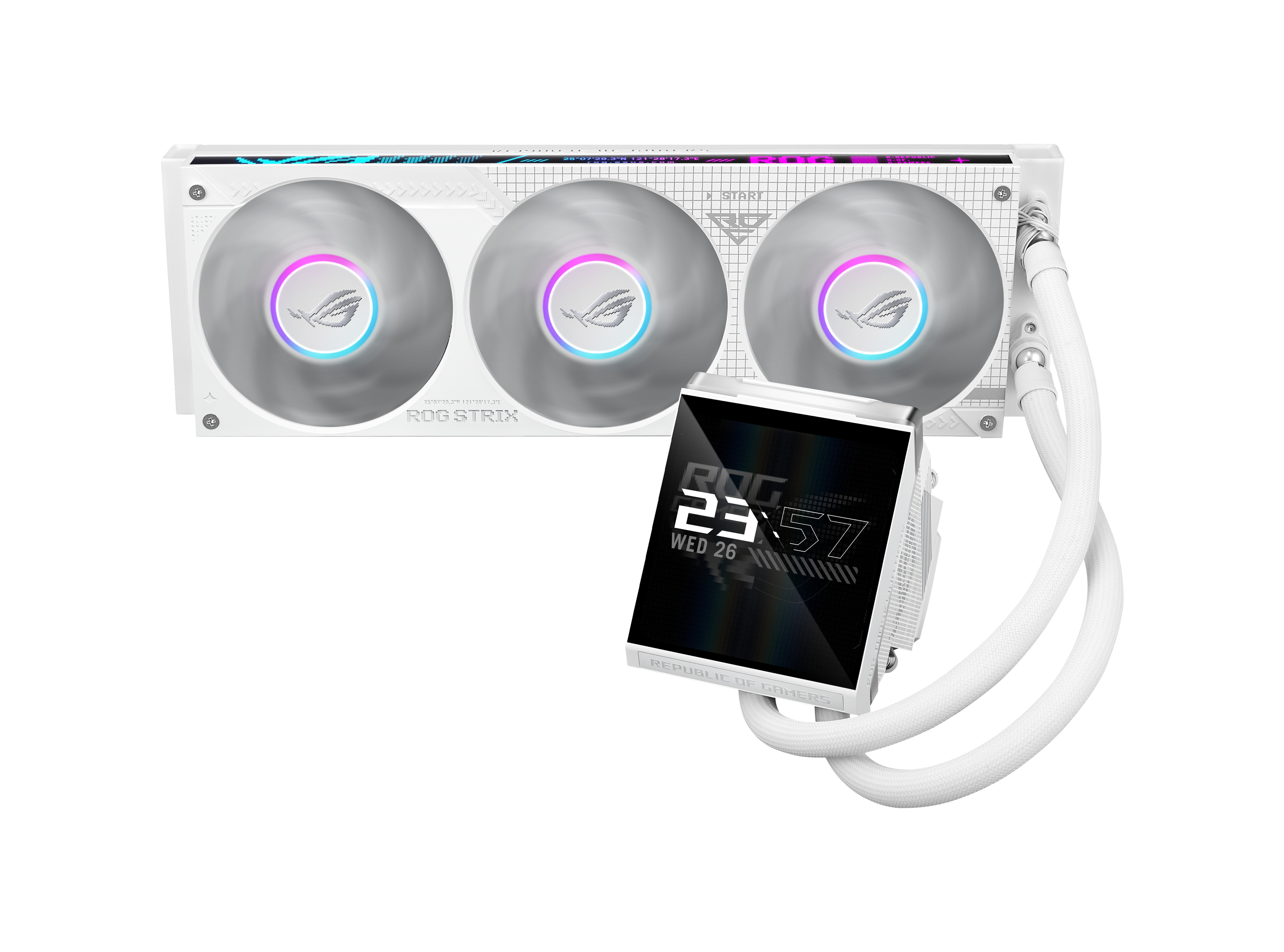 ASUS ROG STRIX LC IV 360 ARGB LCD WHITE