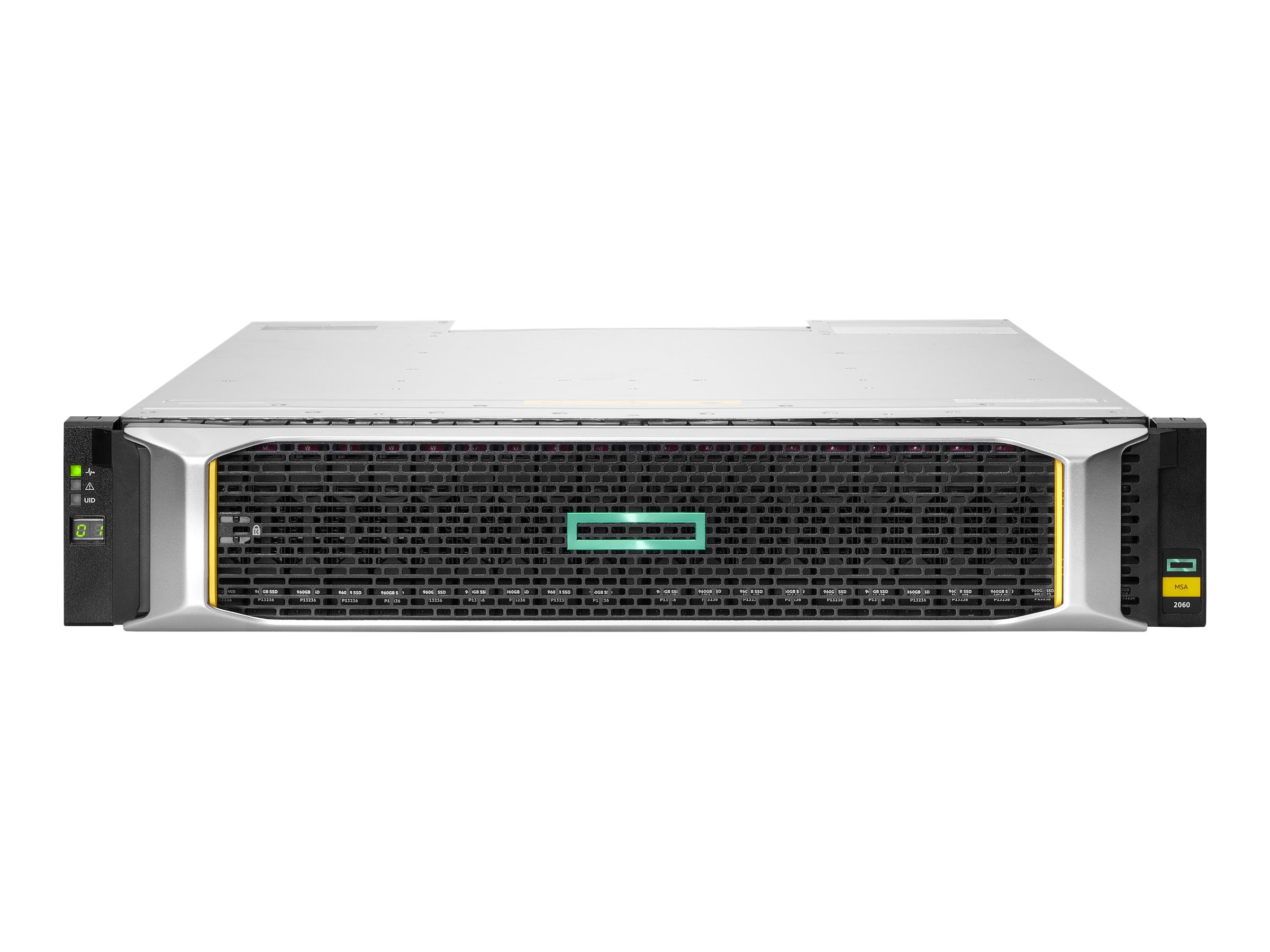 HPE Modular Smart Array 2060 16Gb Fibre Channel SFF Flash Bundle - Solid State Drive Array - 12 TB - 24 Schchte (SAS-3)