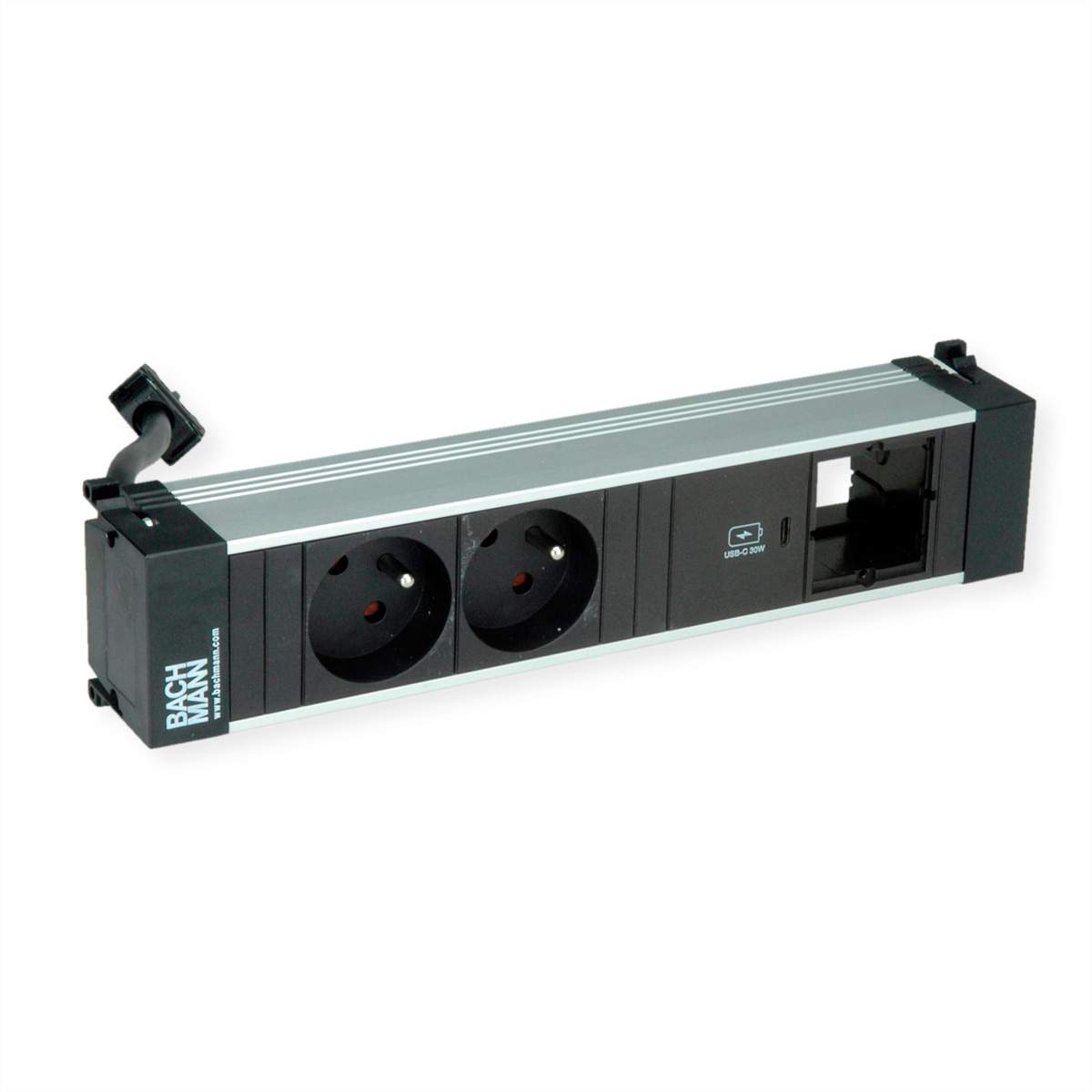 Bachmann POWER FRAME M 2xUTE 1xCM 1xUSB C 30W 0.2m