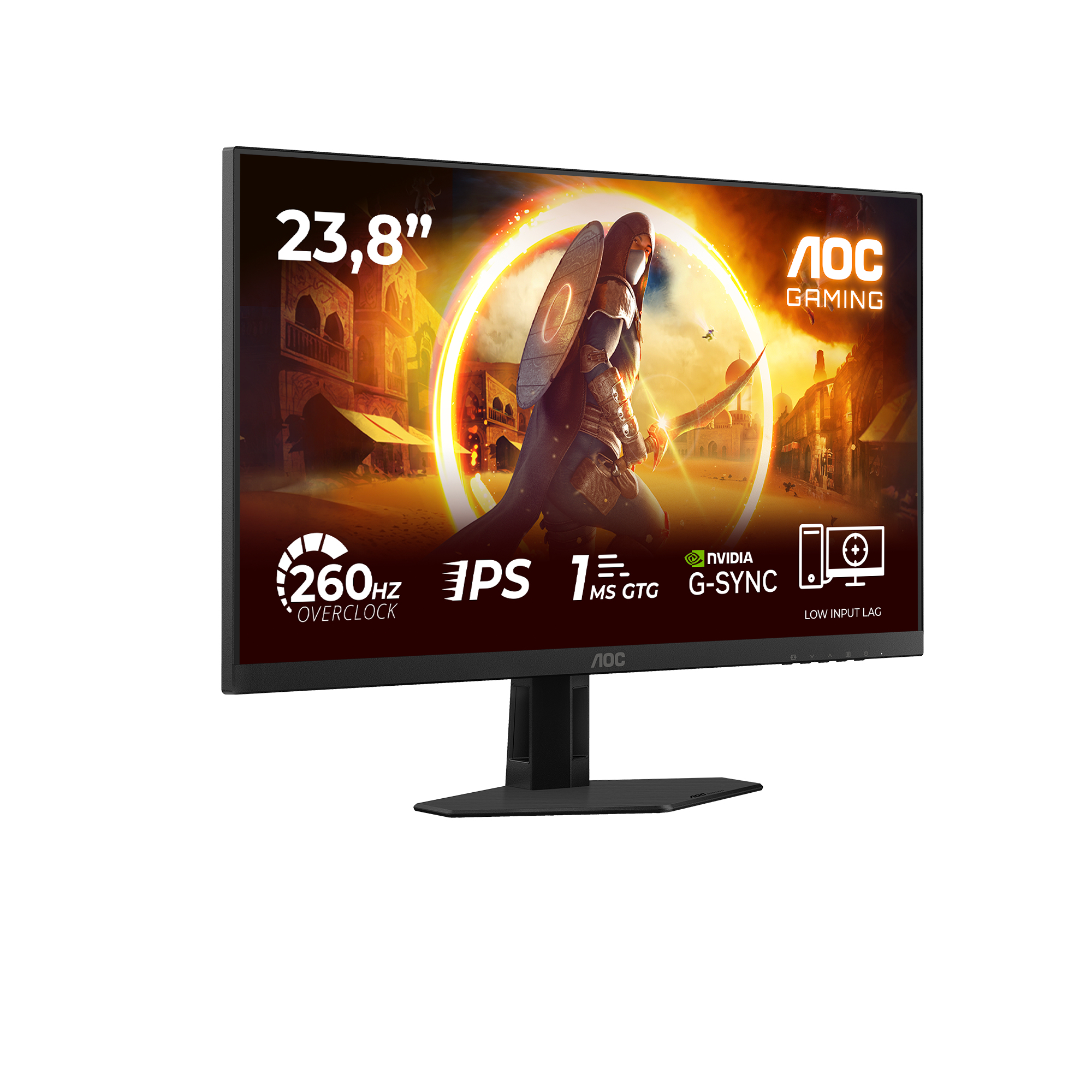 AOC G4 24G4ZRE computer monitor 60.5 cm (23.8) 1920 x 1080 pixels Full HD LED Black, Red