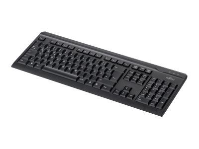 Fujitsu KB410 - Tastatur - USB - Estnisch - Schwarz