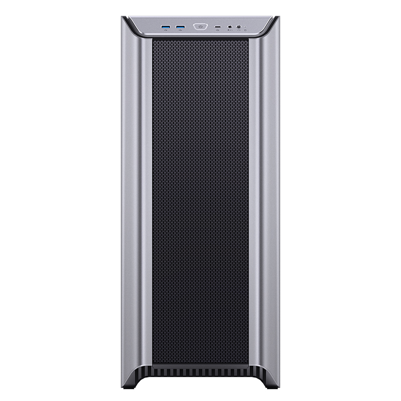 Jonsbo D500 E-ATX Big-Tower Gehuse Tempered Glass - silber - Tower - ATX