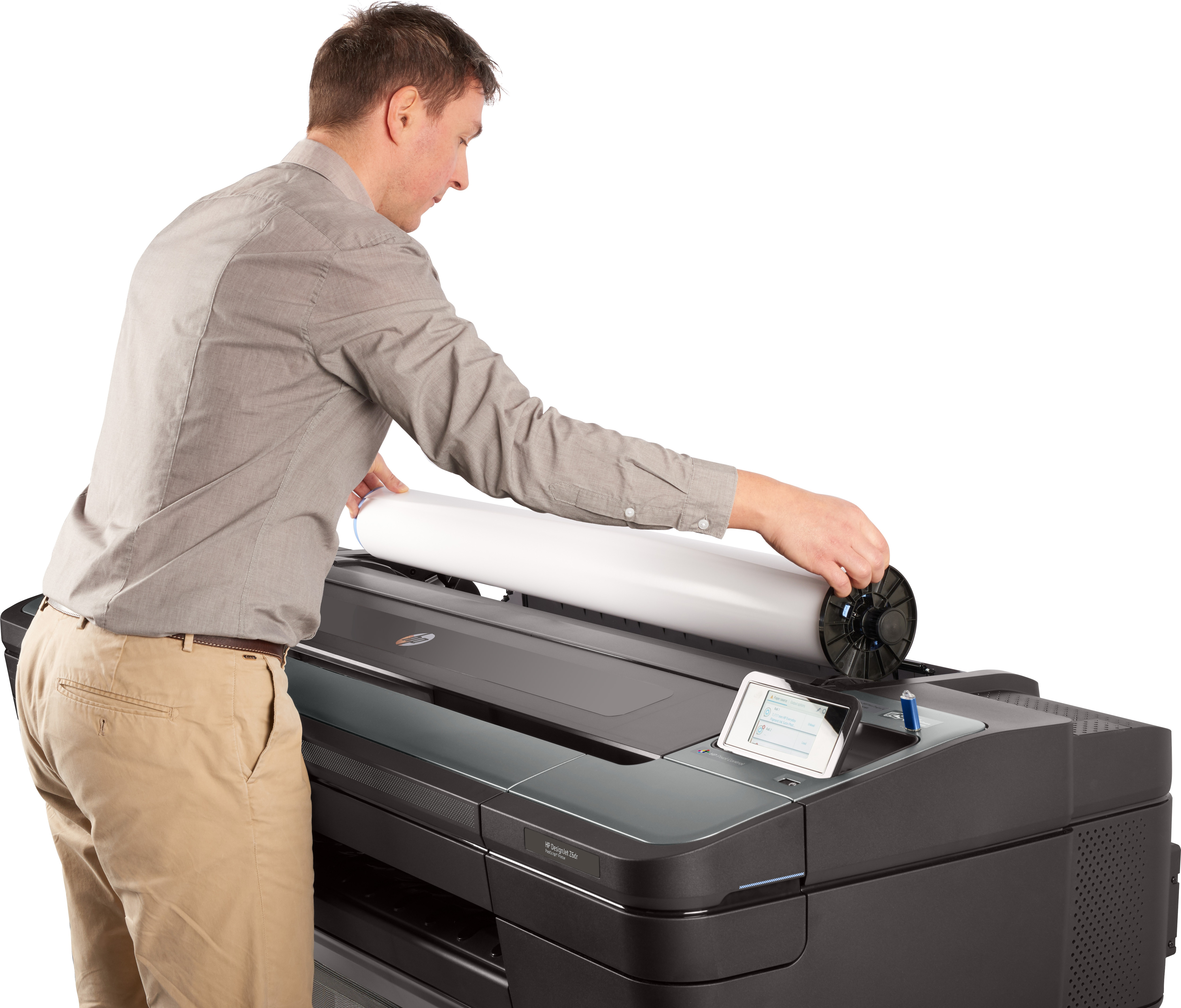 HP DesignJet Z6 PostScript - 1118 mm (44) Gro�formatdrucker - Farbe - Tintenstrahl - Rolle (111,8 cm)