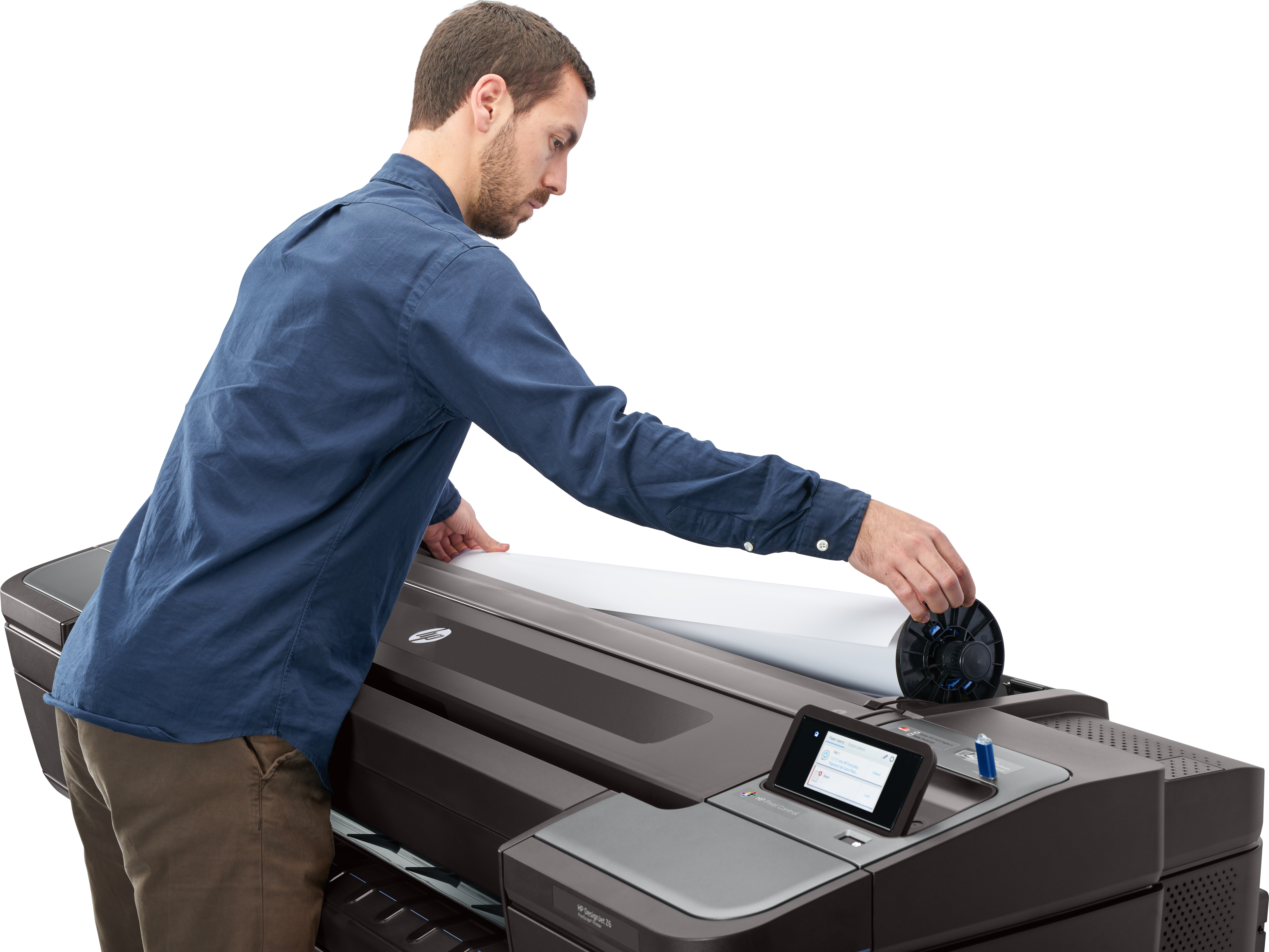 HP DesignJet Z6 PostScript - 1118 mm (44) Gro�formatdrucker - Farbe - Tintenstrahl - Rolle (111,8 cm)