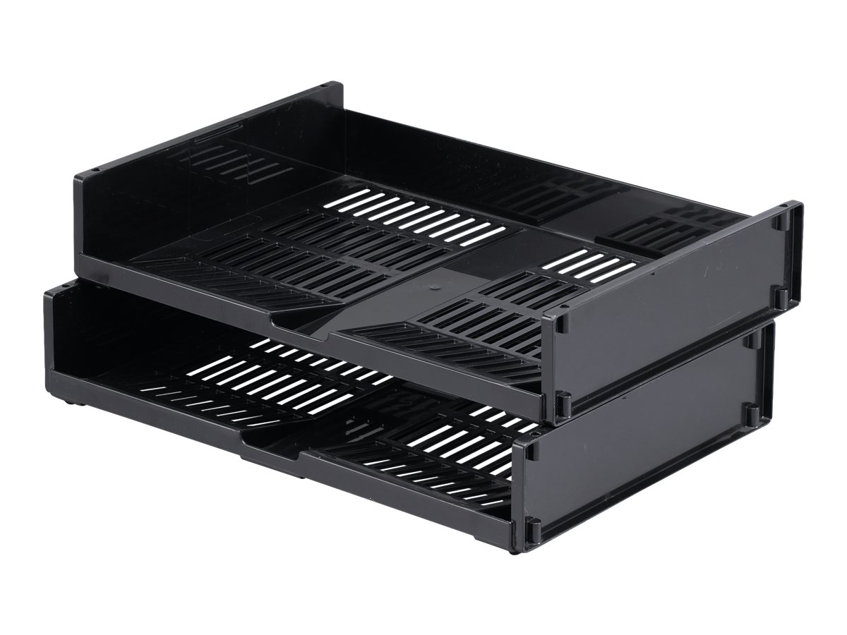 Durable 1700801058 vassoio da scrivania Polistirolo Nero