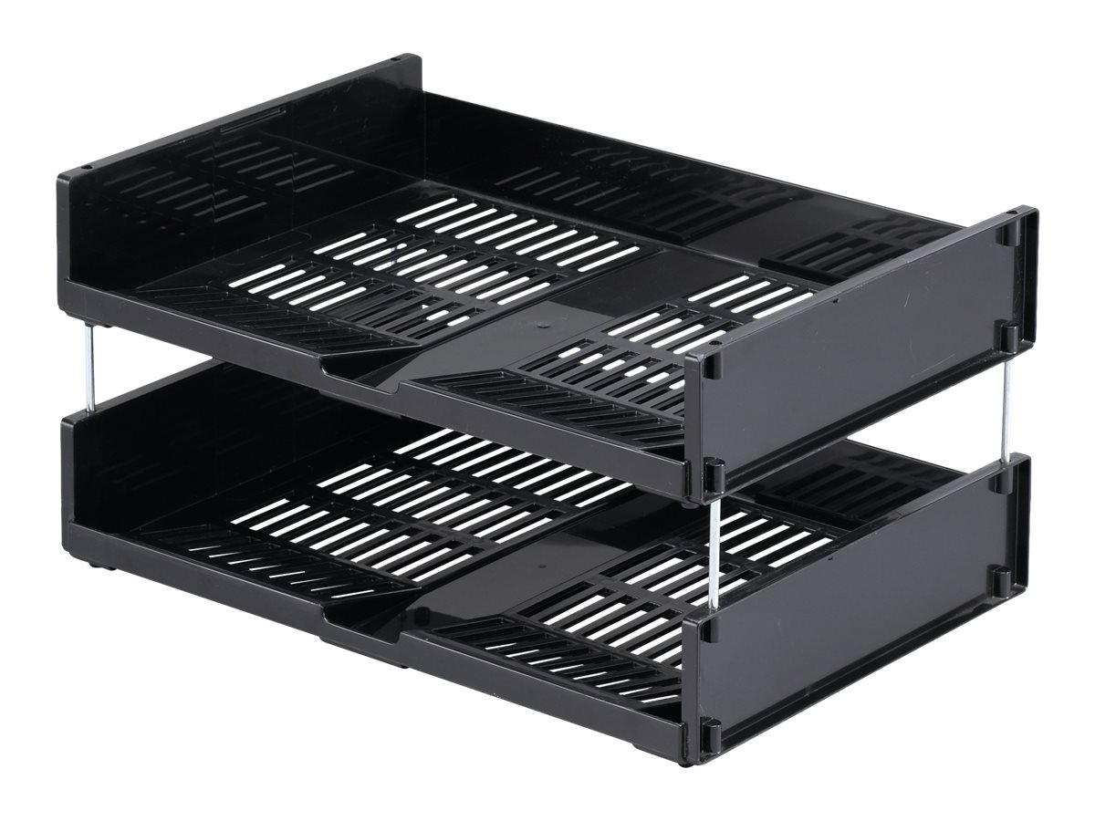 Durable 1700801058 vassoio da scrivania Polistirolo Nero