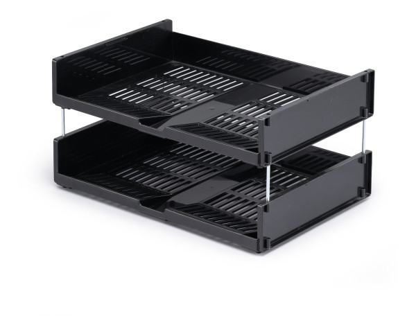 Durable 1700801058 vassoio da scrivania Polistirolo Nero