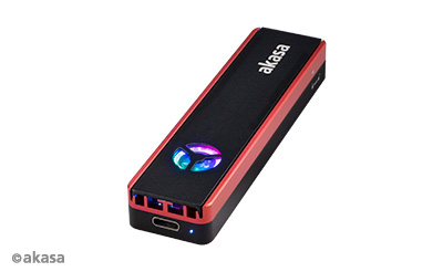 Akasa AK-ENU3M2-06 Bo�tier de disques de stockage Enceinte ssd Noir M.2