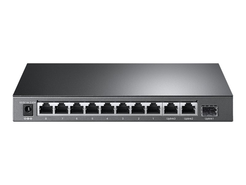 TP-Link TL-SG1210MP switch No administrado Gigabit Ethernet (10/100/1000) Energ�a sobre Ethernet (PoE) Negro